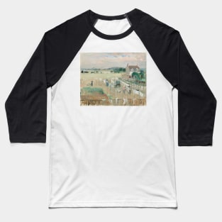 Hanging the Laundry out to Dry by Berthe Morisot Baseball T-Shirt